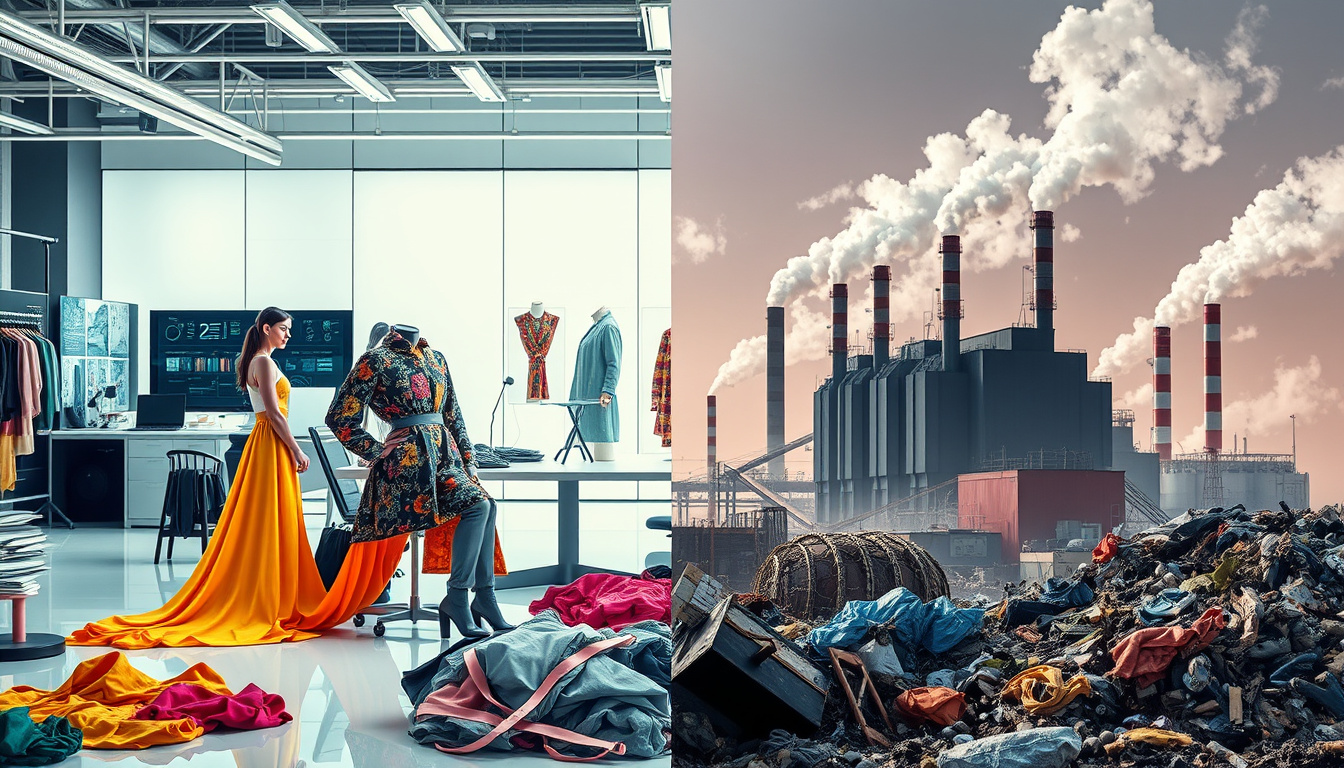 Navigating the Double-Edged Sword of Generative AI in Fashion: Efficiency Gains vs. Environmental Costs