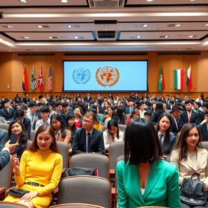Engaging Minds: Students Address AI, Fashion, and Gender Equality at Midland's Model UN