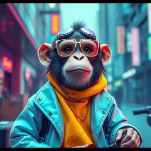 Charly the Monkey Reimagined: Trigema's Iconic Figure Takes on the Role of AI Fashion Influencer
